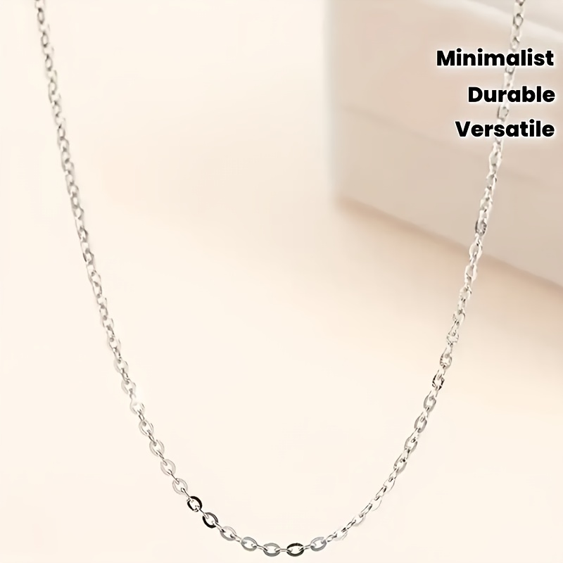 Women's Adjustable Stainless Steel Necklace — Durable Design